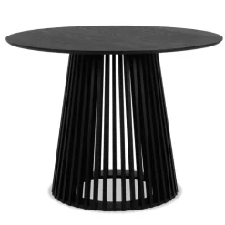 Table à manger ronde Noir Garle 81A