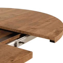 Table à rallonge ronde 138 cm Isla 140 cm