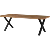 Table rectangulaire 190cm Pied X Etienne