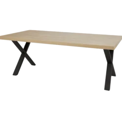 Table rectangulaire fixe 170cm pied X TF1805 Marnix