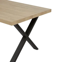 Table rectangulaire fixe 170cm pied X TF1805 Marnix