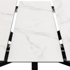 Table rectangulaire Heaven Céramique white allongeable 168/210cm