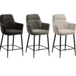 Tabouret de bar BOLOGNA Miami black