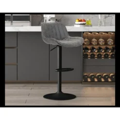Tabouret de bar Fenna gris 5525-4