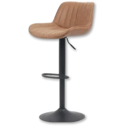 5525-5 Tabouret de bar Fenna Pu cognac