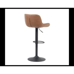 5525-5 Tabouret de bar Fenna Pu cognac