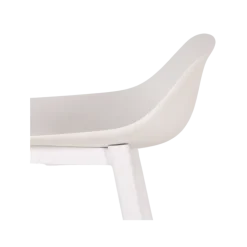 Tabouret de bar Louis HT65 EP91 PP91 Blanc