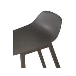 Tabouret de bar Louis HT65 EP88 PP88 Taupe