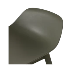Tabouret de bar Louis HT65 EP60 PP60 Vert gris