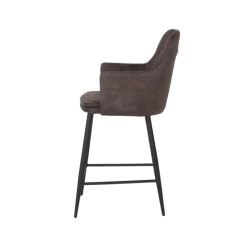 Tabouret de bar Morris Luxor anthracite