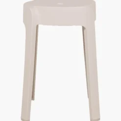 Tabouret empilable Elin blanc
