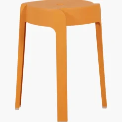Tabouret empilable Elin orange