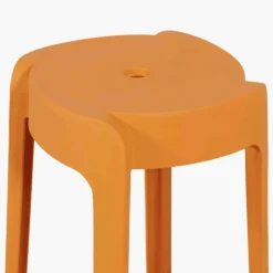 Tabouret empilable Elin orange