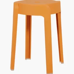 Tabouret empilable Elin orange