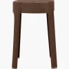 Tabouret empilable Marron Elin