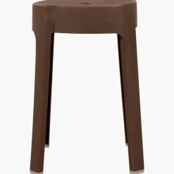 Tabouret empilable Marron Elin