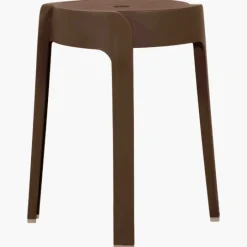 Tabouret empilable Marron Elin