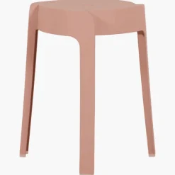 Tabouret empilable rose Elin