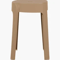 Tabouret empilable Taupe Elin