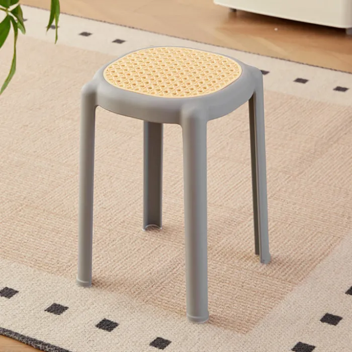 Tabouret empilable Tyra Gris