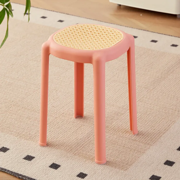 Tabouret empilable Tyra rose