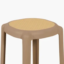 Tabouret empilable Tyra Taupe