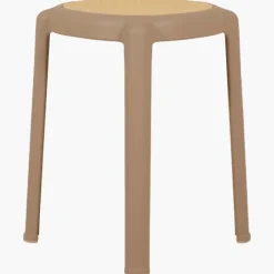 Tabouret empilable Tyra Taupe