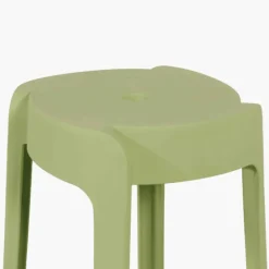 Tabouret empilable Vert Elin
