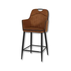 Tabouret Morris Luxor cognac