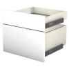 Tiroir Casa double avec entourage L 45 cm Blanc