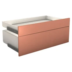 Tiroir double Casa avec entourage L 90 cm Terra