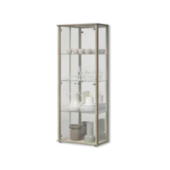 Vitrine Bora - chêne et miroir 109-303