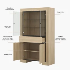 Vitrine Cuba - éclairage inclus