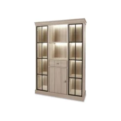 Vitrine Orange orme naturel