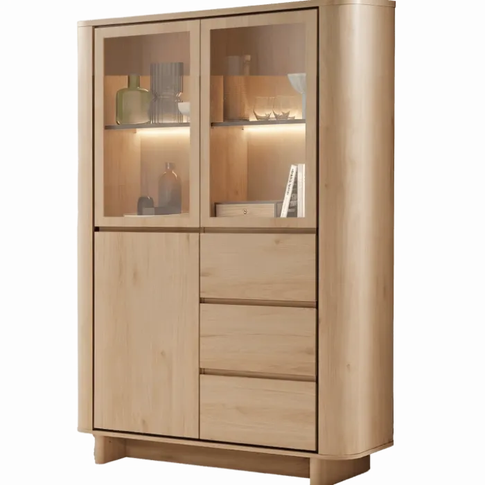 Vitrine Rondi 120 cm avec éclairage