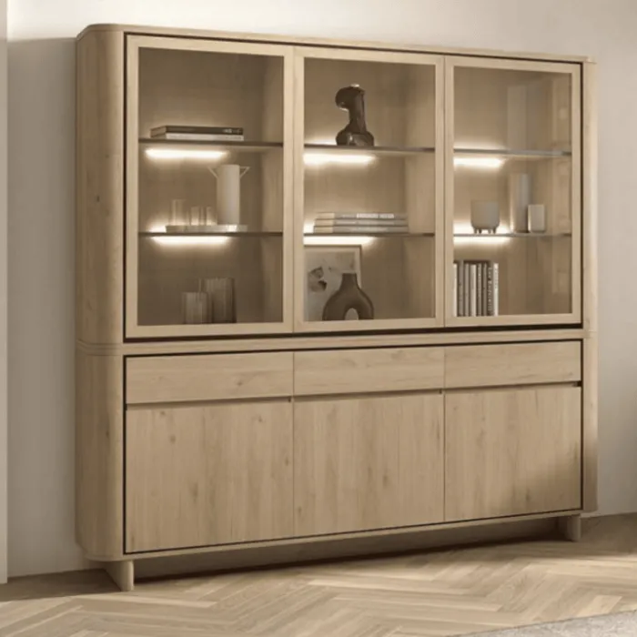 Vitrine Rondi 220 cm avec éclairage