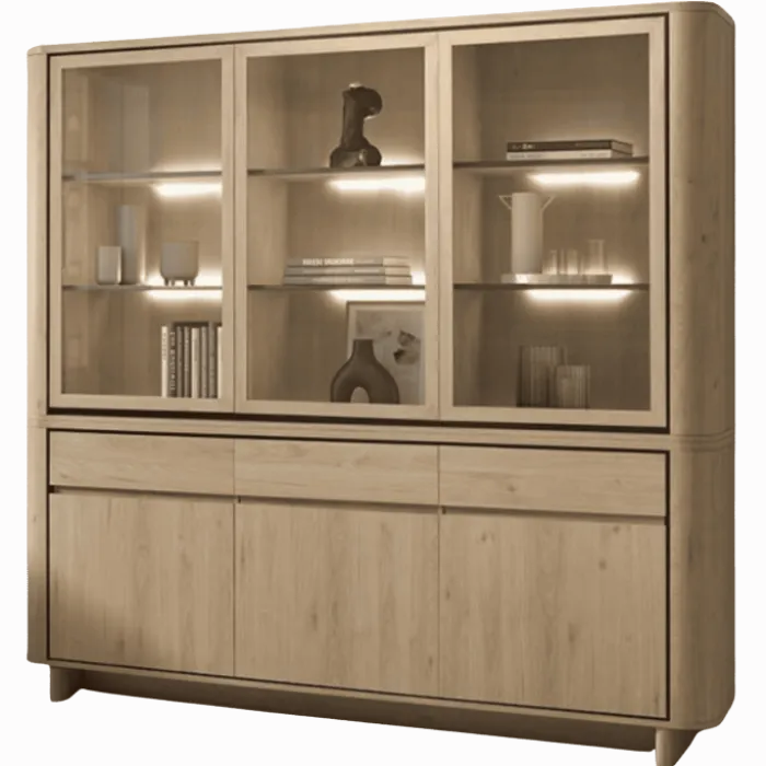 Vitrine Rondi 220 cm avec éclairage